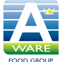logo A-Ware met witrand